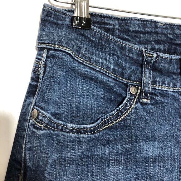 LEVI’S Jeans Womens 8 Blue 529 Curvy Skinny Leg Double Button No Gap - Picture 5 of 15